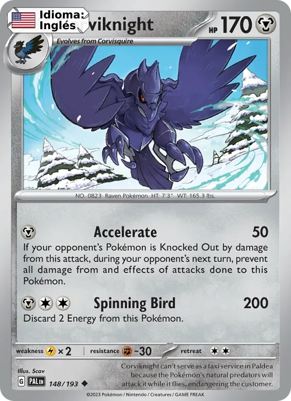 Corviknight (148) — Paldea Evolved