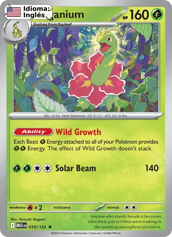 Meganium (010) — Mega Evolution