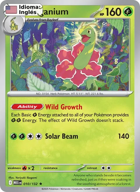 Meganium (010) — Mega Evolution