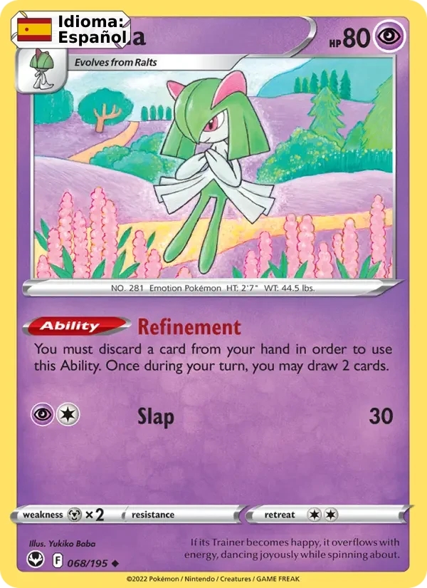 Kirlia (068) — Silver Tempest