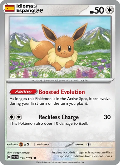 Eevee (143) — Surging Sparks