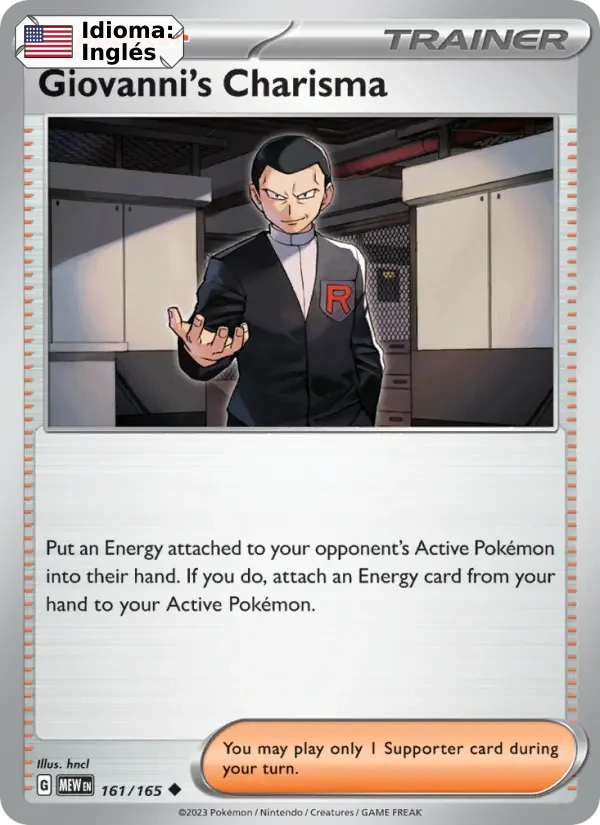 Giovanni's Charisma (161) — 151