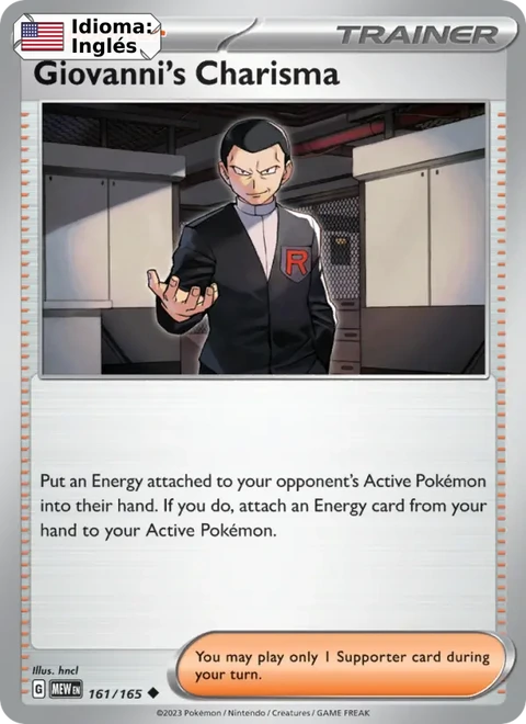 Giovanni's Charisma (161) — 151