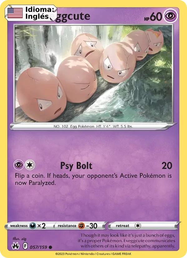 Exeggcute (057) — Crown Zenith
