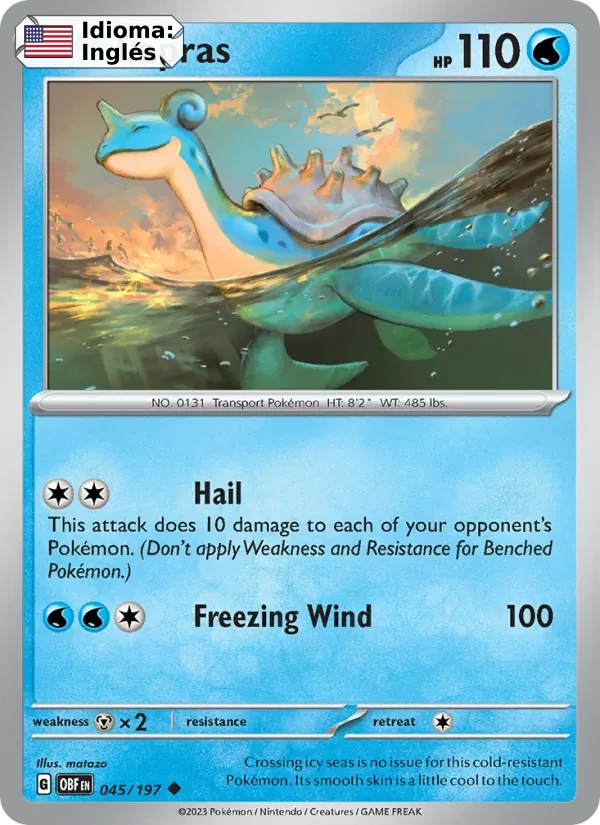 Lapras (045) — Obsidian Flames