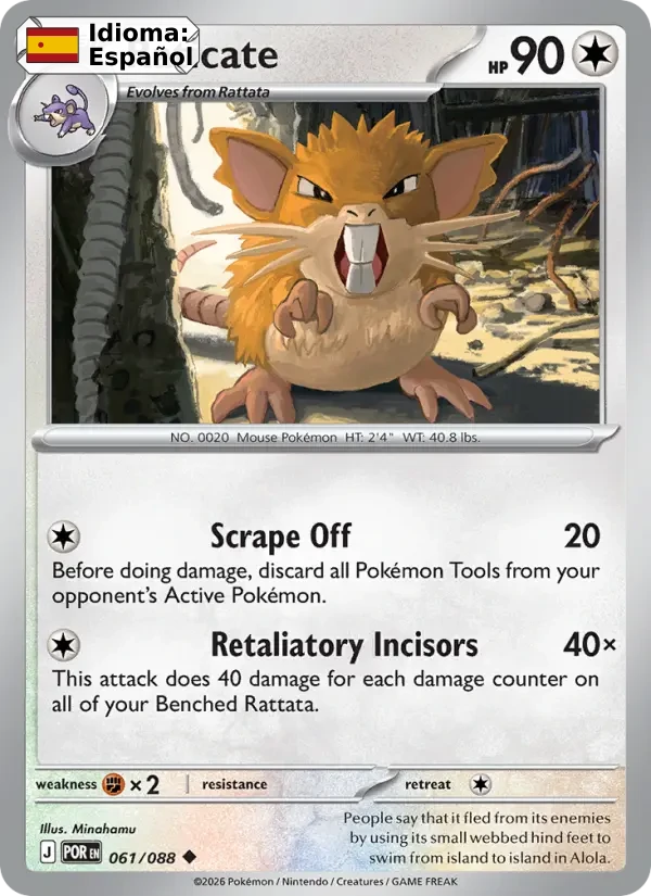 Raticate (061) — Perfect Order