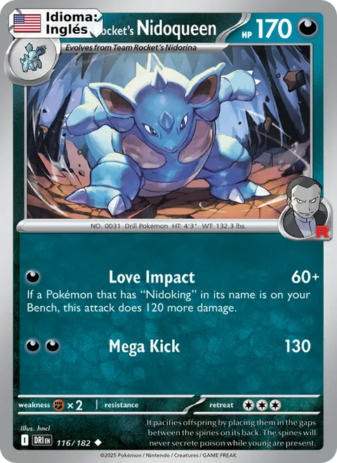 Team Rocket's Nidoqueen (116) — Destined Rivals
