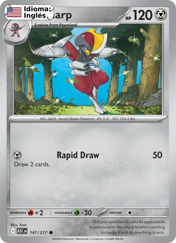 Bisharp (147) — Ascended Heroes