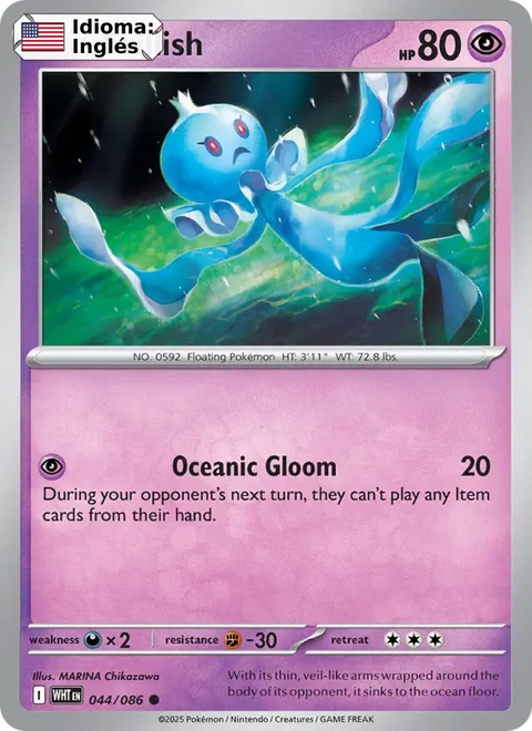 Frillish (044) — White Flare
