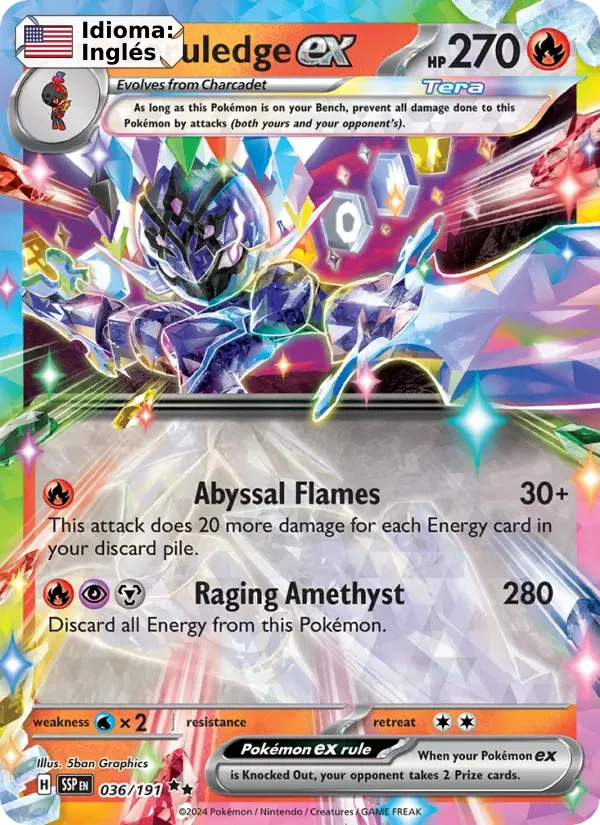 Ceruledge ex (036) — Surging Sparks