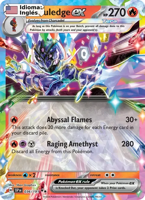 Ceruledge ex (036) — Surging Sparks
