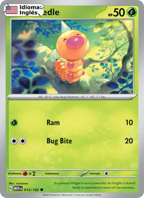 Weedle (013) — 151