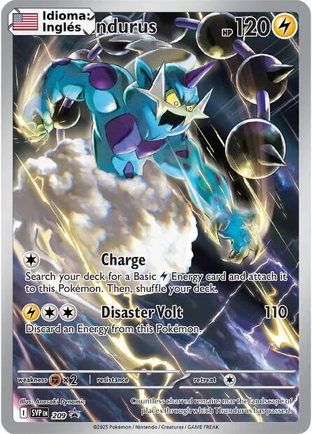 Thundurus (209) — SVP Black Star Promos