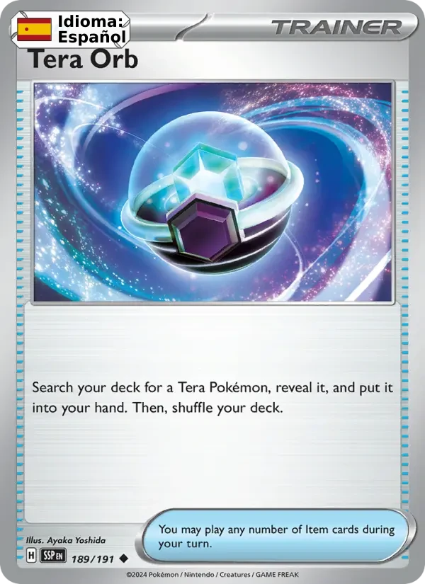 Tera Orb (189) — Surging Sparks