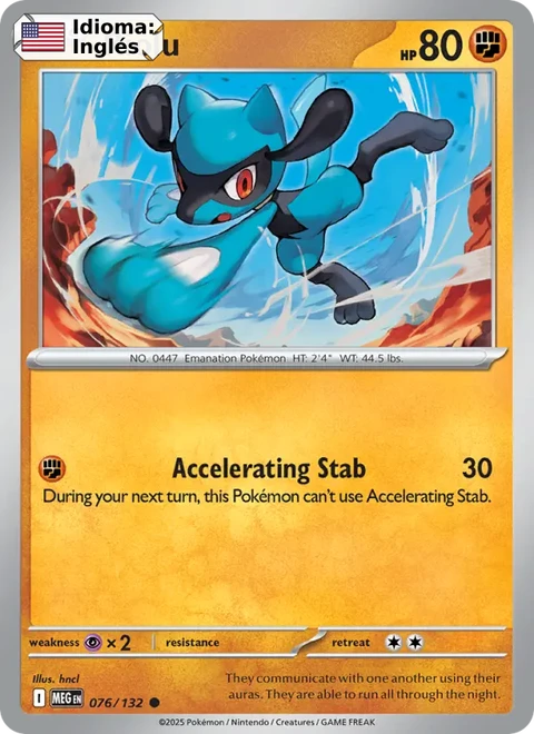 Riolu (076) — Mega Evolution