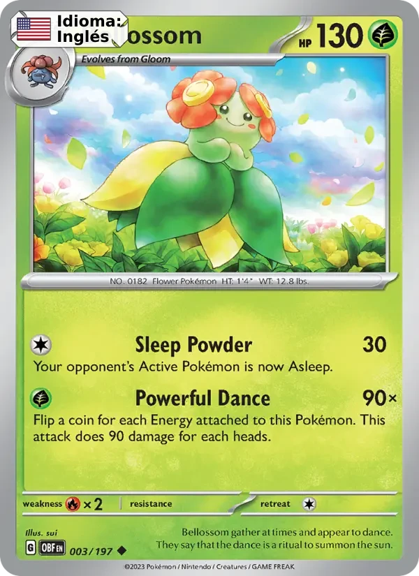 Bellossom (003) — Obsidian Flames