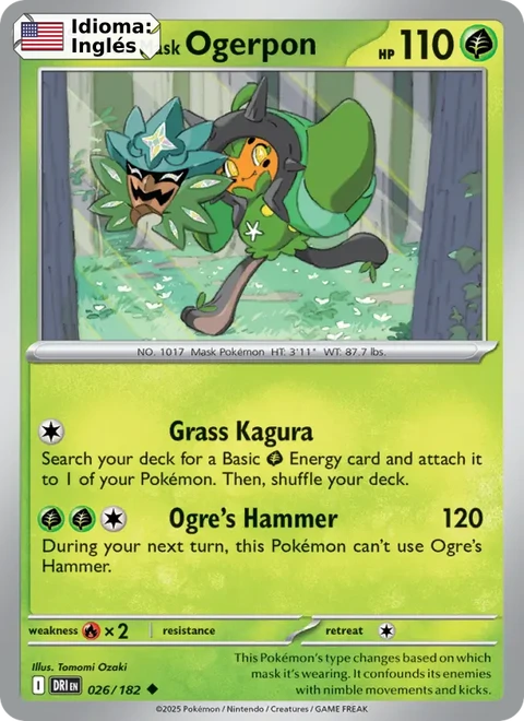 Teal Mask Ogerpon (026) — Destined Rivals
