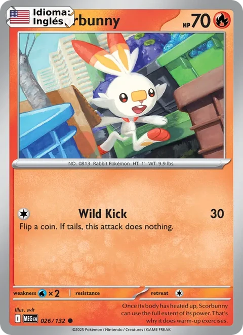 Scorbunny (026) — Mega Evolution