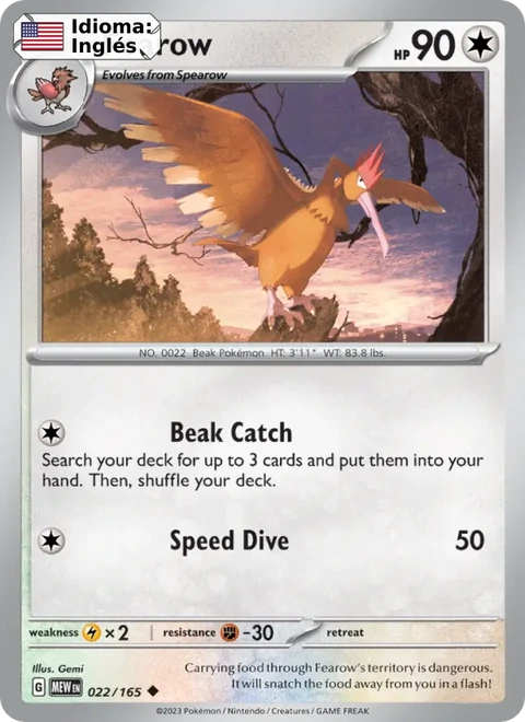 Fearow (022) — 151