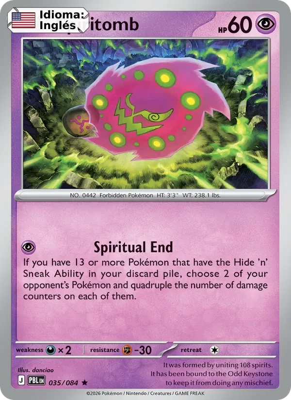 Spiritomb (035) — Pitch Black