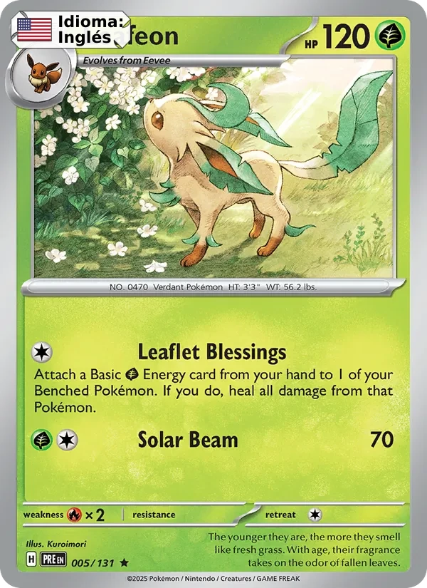Leafeon (005) — Prismatic Evolutions
