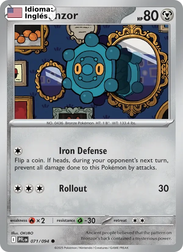 Bronzor (071) — Phantasmal Flames