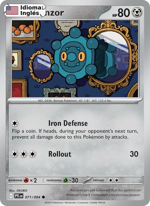 Bronzor (071) — Phantasmal Flames