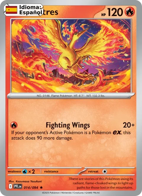 Moltres (014) — Phantasmal Flames