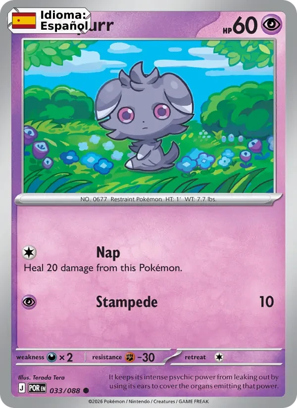 Espurr (033) — Perfect Order