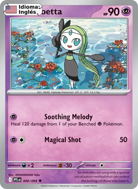 Meloetta (040) — Phantasmal Flames