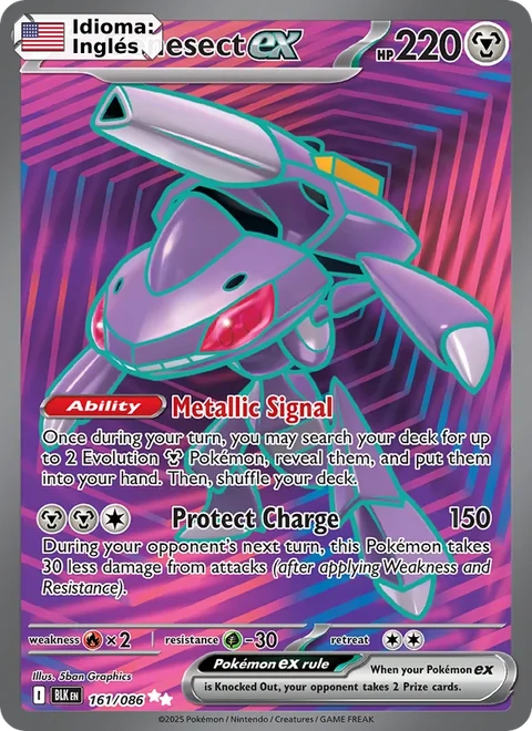 Genesect ex (161) — Black Bolt