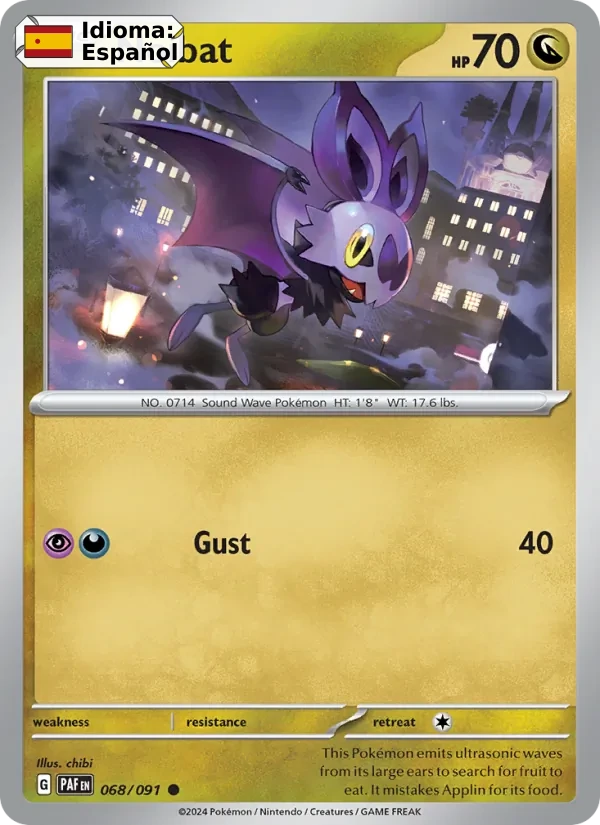 Noibat (068) — Paldean Fates