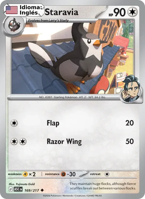 Larry's Staravia (169) — Ascended Heroes