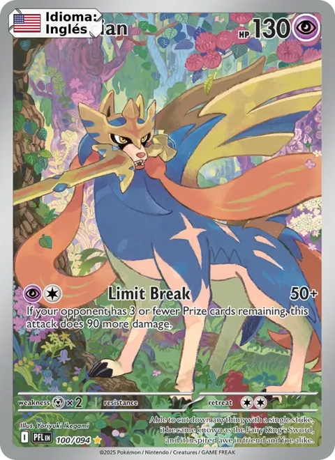 Zacian (100) — Phantasmal Flames
