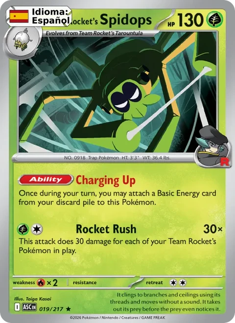 Team Rocket's Spidops (019) — Ascended Heroes