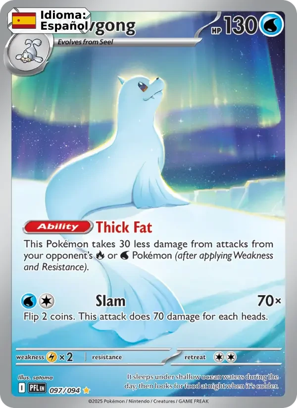Dewgong (097) — Phantasmal Flames