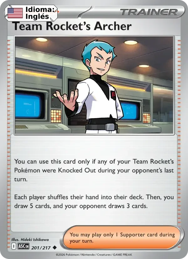 Team Rocket's Archer (201) — Ascended Heroes