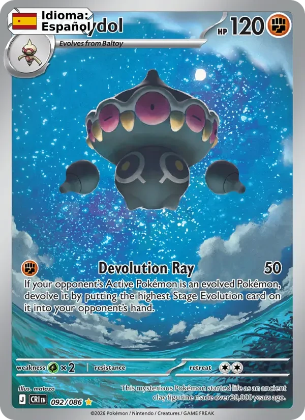 Claydol (092) — Chaos Rising