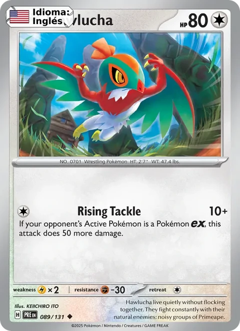 Hawlucha (089) — Prismatic Evolutions