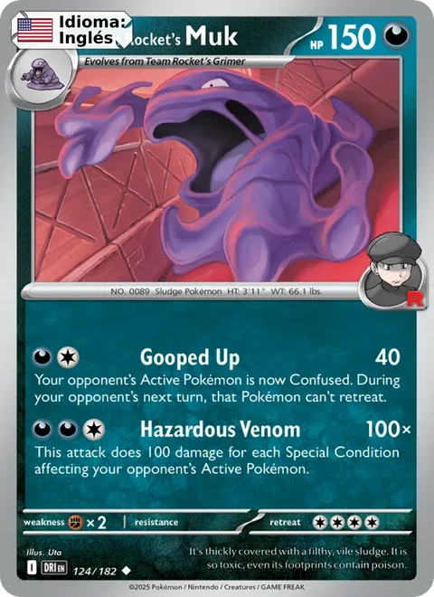 Team Rocket's Muk (124) — Destined Rivals