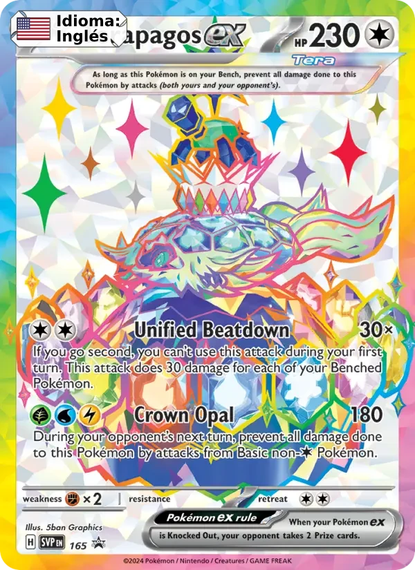 Terapagos ex (165) — SVP Black Star Promos