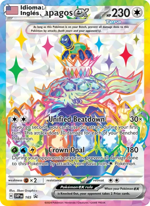 Terapagos ex (165) — SVP Black Star Promos