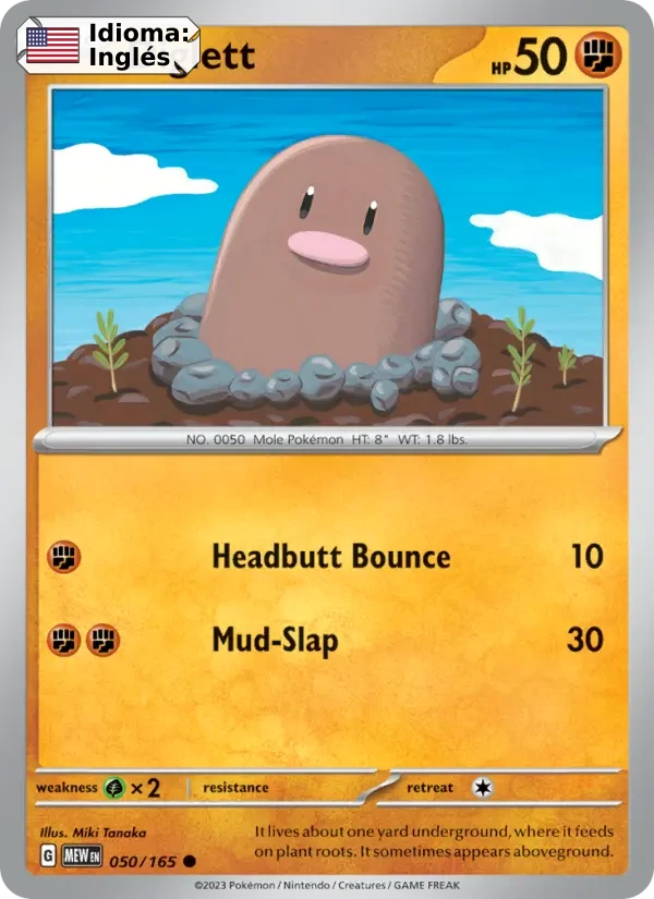 Diglett (050) — 151