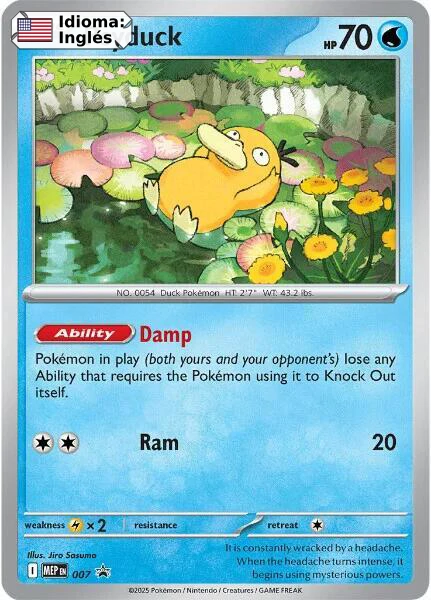 Psyduck (007) — MEP Black Star Promos