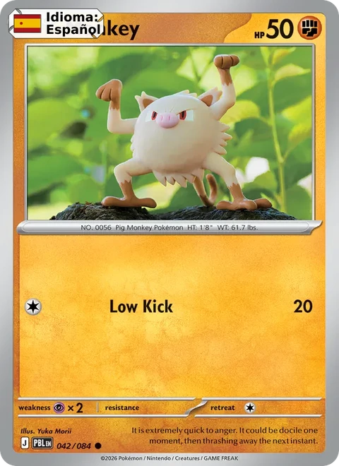 Mankey (042) — Pitch Black