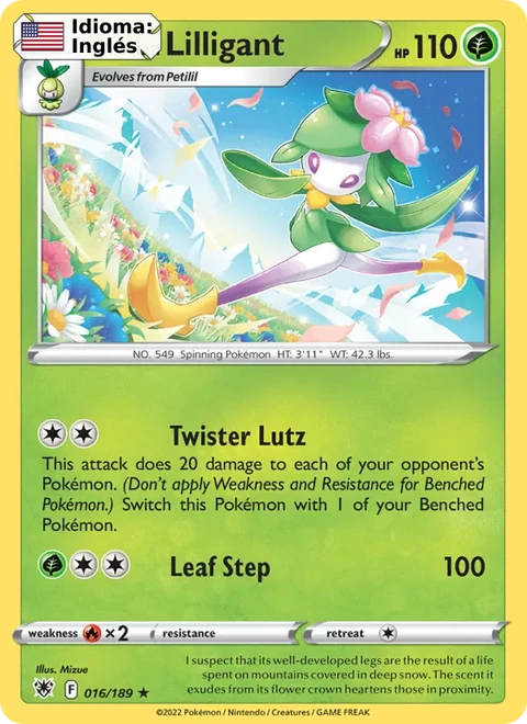 Hisuian Lilligant (016) — Astral Radiance