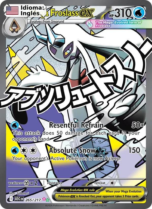 Mega Froslass ex (265) — Ascended Heroes