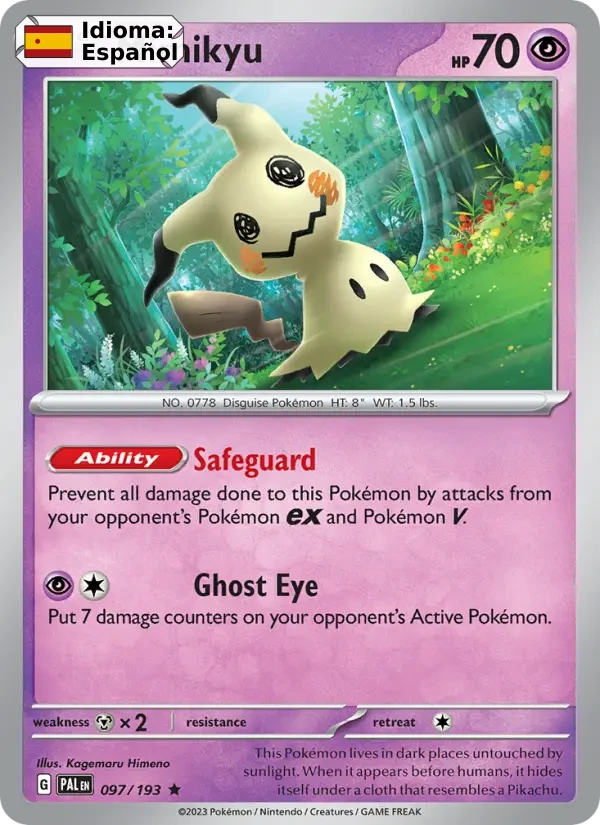 Mimikyu (097) — Paldea Evolved