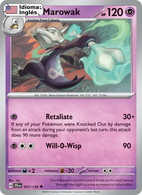 Alolan Marowak (057) — Journey Together