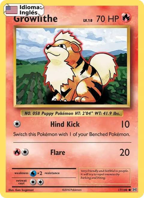 Growlithe (17) — Evolutions